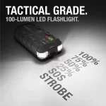 The NOCO Boost Plus GB40 features a tactical grade 100 Lumen LED flashlight