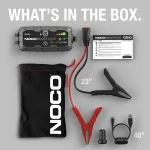 What is inside the box of the NOCO Boost Plus GB40