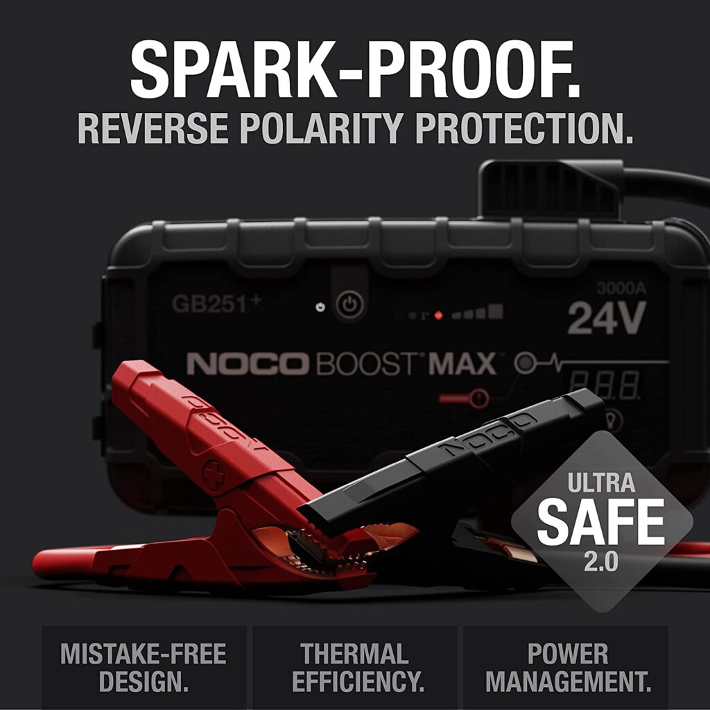 The Boost Max 251 is spark proof