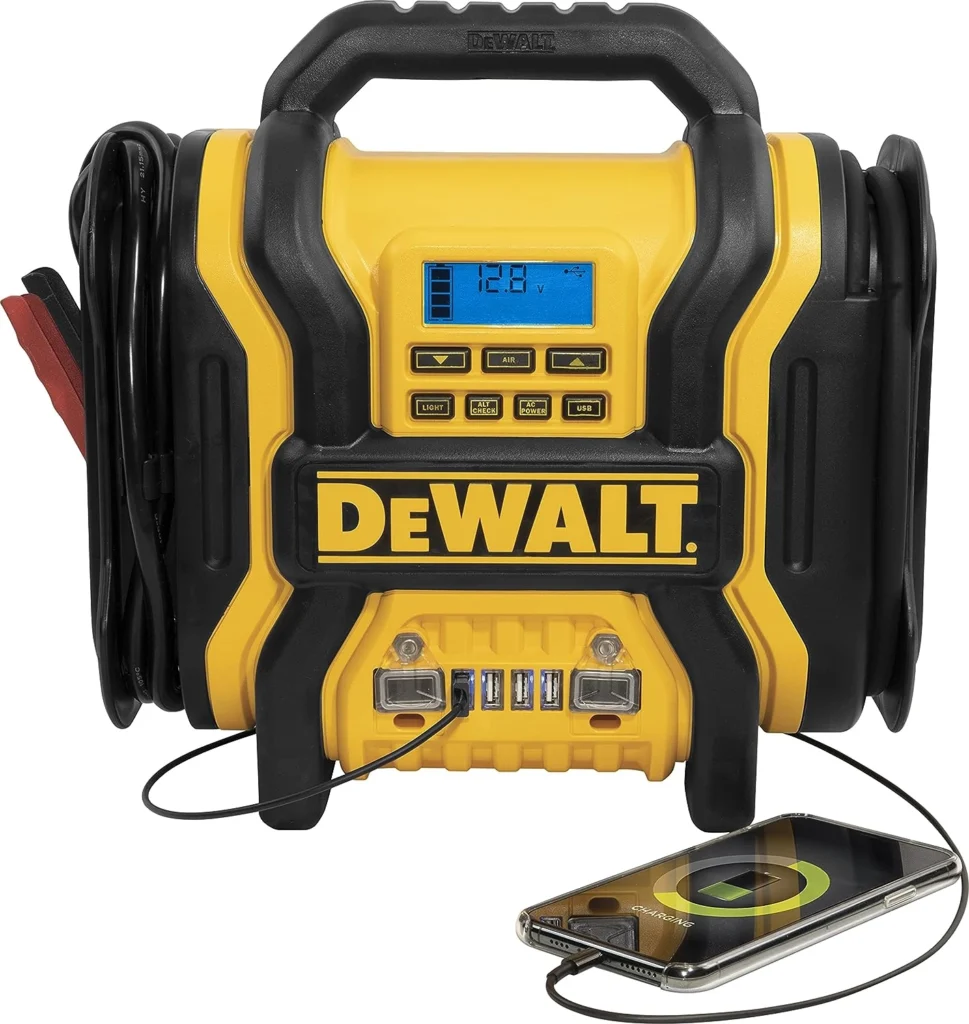 The dewalt 1600a digital power station is also a powerful battery bank for your electronics