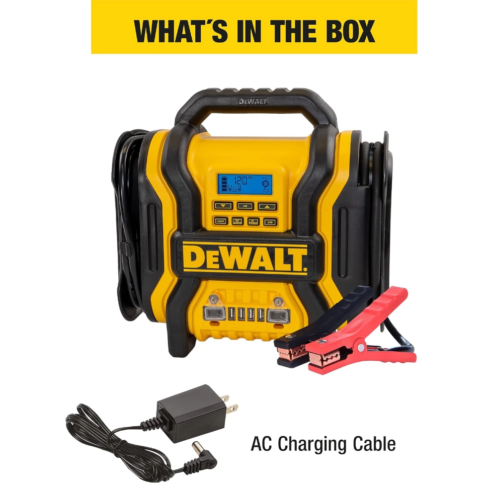 what is in the box of the dewalt dxaeps14 power station?