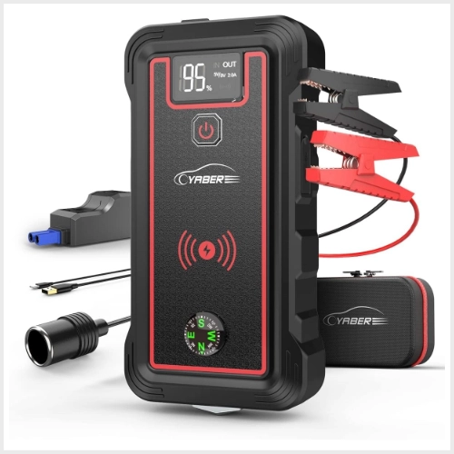 Yaber YR800 Car battery jump starter Featured Image