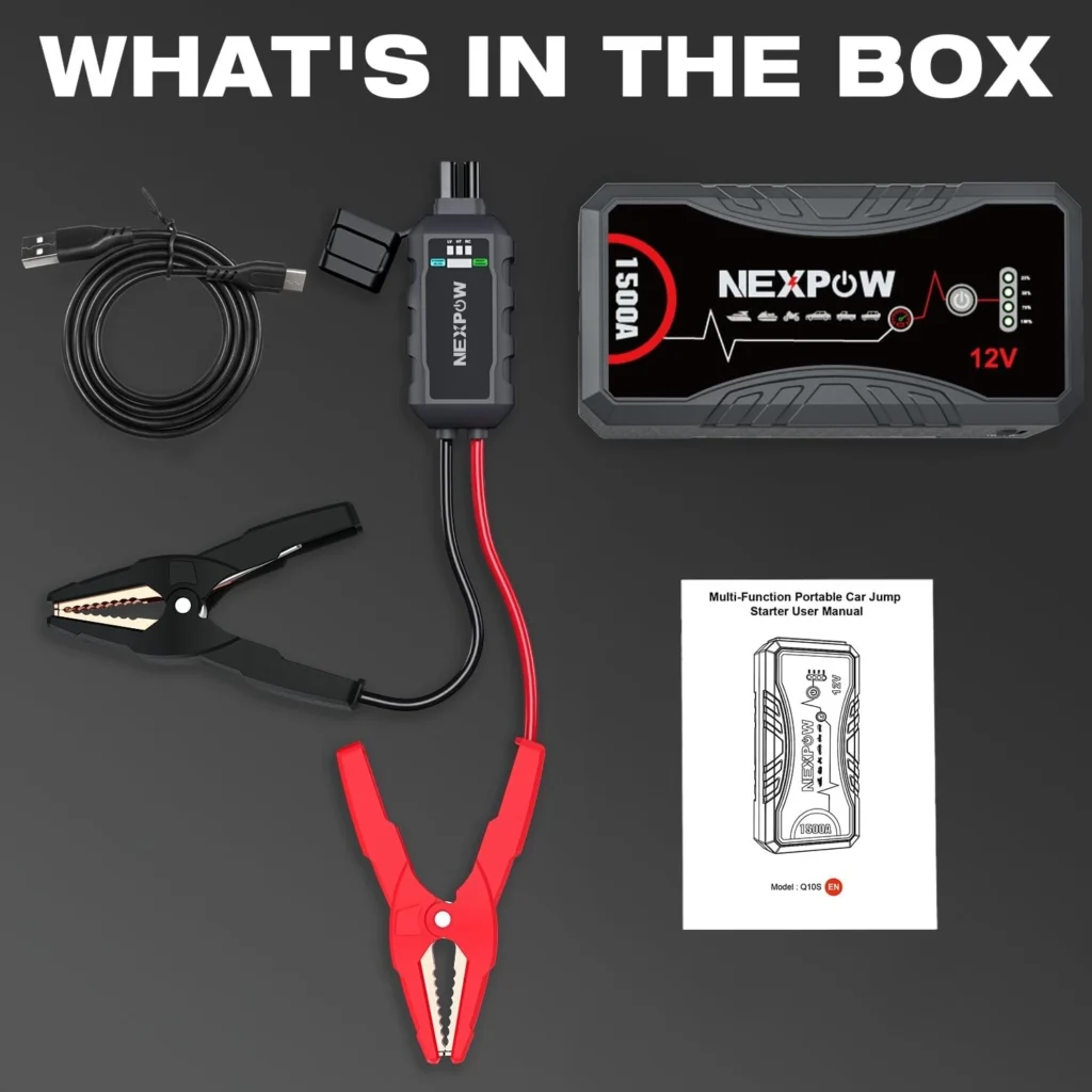 this is what comes inside the box of the nexpow 1500a